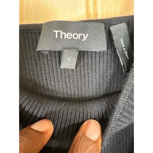 Theory Black Midi Dress - Picture 7 of 9